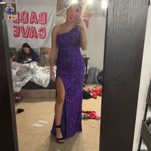 Purple Aleta prom dress from kostovos